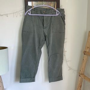 Old Navy brand size 16, gray green cargo pants